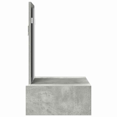 Kaptafel met lade Grijs 60 x 40 x 70 cm Bewerkt hout 7