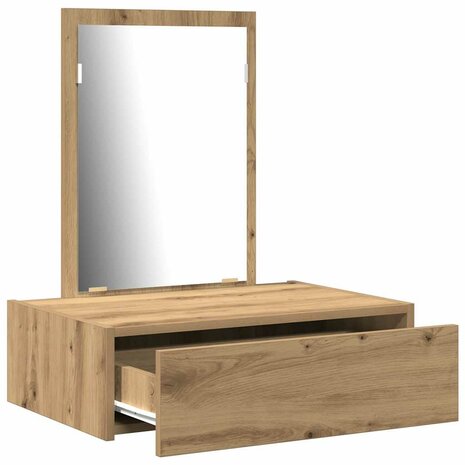 Kaptafel met lade Bruin 60 x 40 x 70 cm Bewerkt hout 5