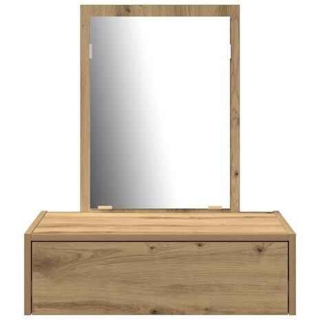 Kaptafel met lade Bruin 60 x 40 x 70 cm Bewerkt hout 6