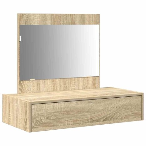 Kaptafel met lade Bruin 83 x 40 x 70 cm Bewerkt hout 2