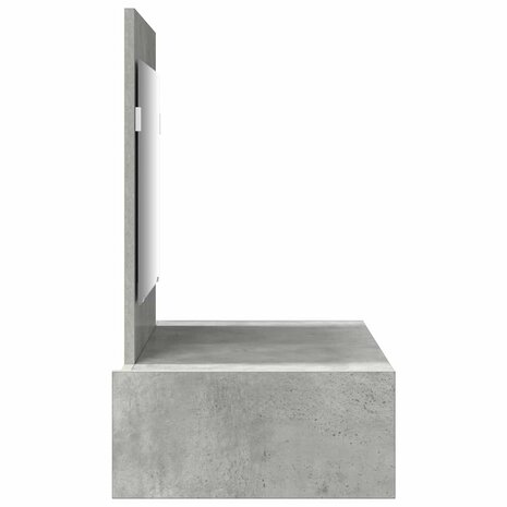 Kaptafel met lade Grijs 83 x 40 x 70 cm Bewerkt hout 7