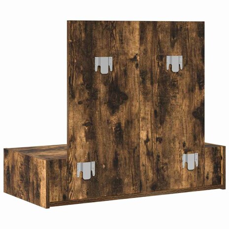 Kaptafel met lade Bruin 83 x 40 x 70 cm Bewerkt hout 8