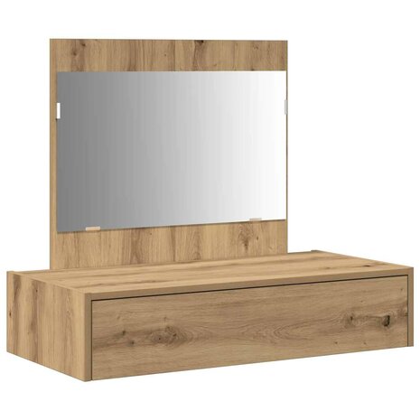 Kaptafel met lade Bruin 83 x 40 x 70 cm Bewerkt hout 2
