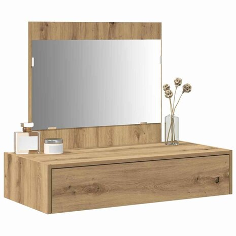 Kaptafel met lade Bruin 83 x 40 x 70 cm Bewerkt hout 3