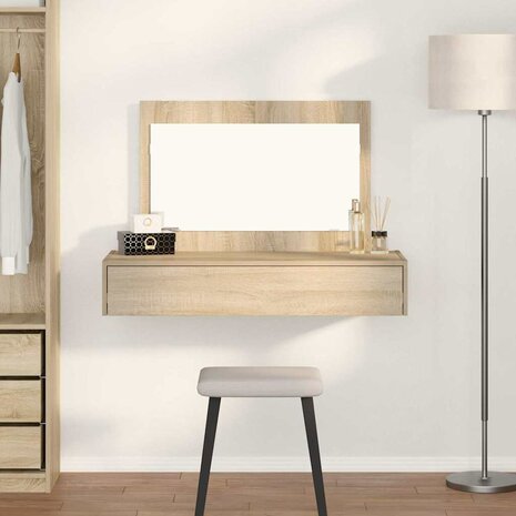 Kaptafel met lade Bruin 100 x 40 x 70 cm Bewerkt hout 1
