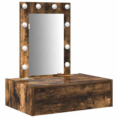 Kaptafel met lade Bruin 60 x 40 x 70 cm Bewerkt hout 2