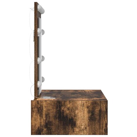 Kaptafel met lade Bruin 60 x 40 x 70 cm Bewerkt hout 6