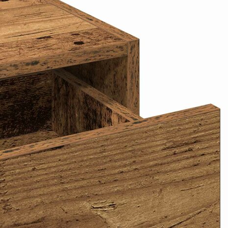 Kaptafel met lade Bruin 60 x 40 x 70 cm Bewerkt hout 8