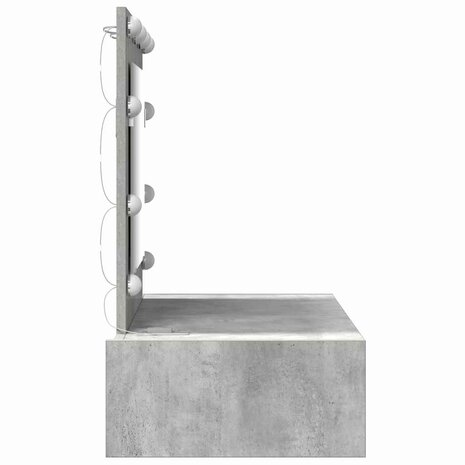 Kaptafel met lade Grijs 83 x 40 x 70 cm Bewerkt hout 6