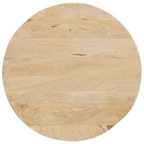 Salontafelset2 pcs Bruin Massief mangohout en staal 7
