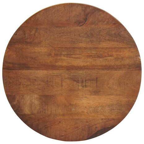 Salontafelset2 pcs Honingbruin Massief mangohout en staal 7