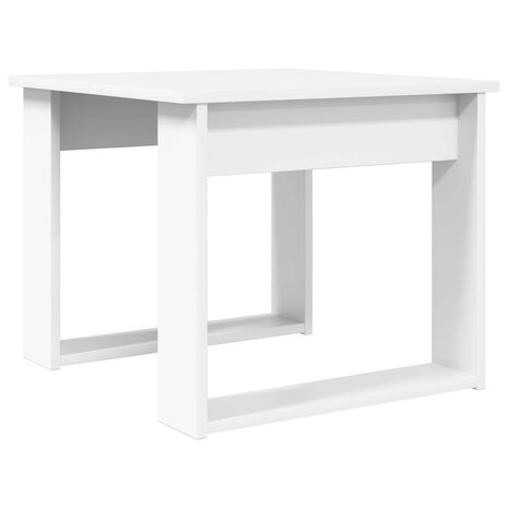 Salontafelset2 pcs Wit Bewerkt hout 6
