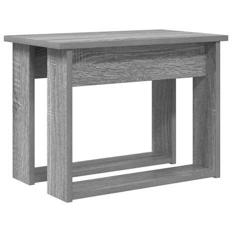 Salontafelset2 pcs Grijs Sonoma Bewerkt hout 7