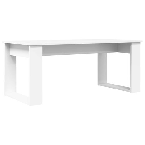 Salontafelset2 pcs Wit Bewerkt hout 6