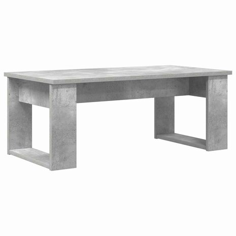 Salontafelset2 pcs Beton Grijs Bewerkt hout 7