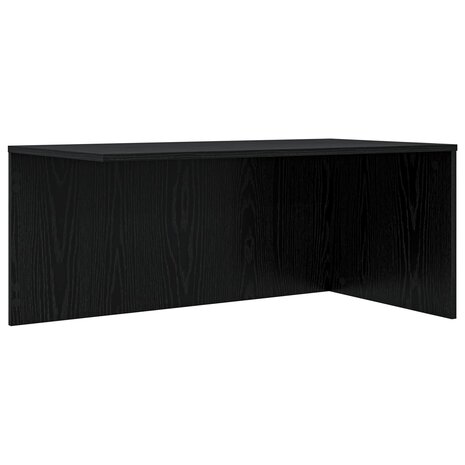 Salontafelset2 pcs Zwart Eiken Bewerkt hout 6