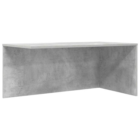 Salontafelset2 pcs Beton Grijs Bewerkt hout 6
