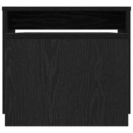 Nesttafels Zwart Eiken 100 x 48 x 40 cm Bewerkt hout 6