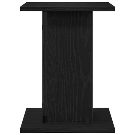 Luidsprekerstandaards 2 pcs Zwart Eiken 30 x 30 x 40 cm 7