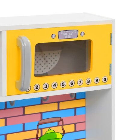 Kinderspeelkeuken 80x30x85 cm MDF meerkleurig 8