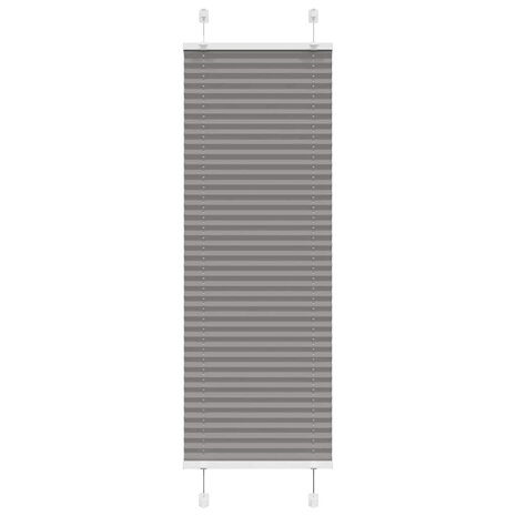 Pliss&eacute; rolgordijn 45x100 cm stofbreedte 45 cm antraciet 2