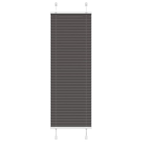 Pliss&eacute; rolgordijn 40x100 cm stofbreedte 39,4 cm polyester zwart 1
