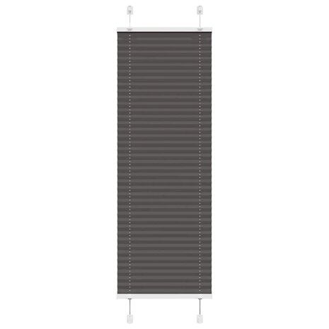 Pliss&eacute; rolgordijn 45x150 cm stofbreedte 45 cm polyester zwart 1