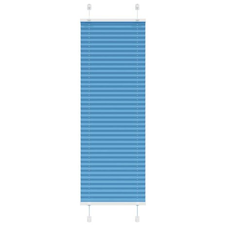Pliss&eacute; rolgordijn 40x100 cm stofbreedte 39,4 cm polyester blauw 1