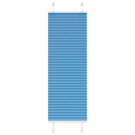 Pliss&eacute; rolgordijn 40x150 cm stofbreedte 39,4 cm polyester blauw 1