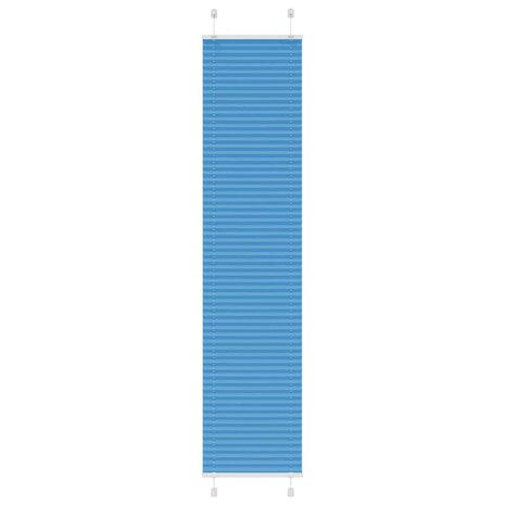 Pliss&eacute; rolgordijn 45x200 cm stofbreedte 45 cm polyester blauw 1