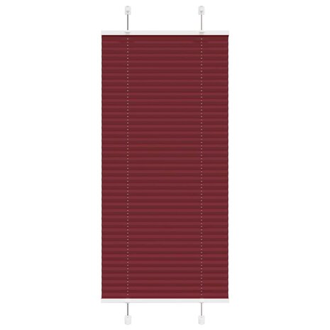 Pliss&eacute; rolgordijn 55x100 cm stofbreedte 55 cm bordeauxrood 1
