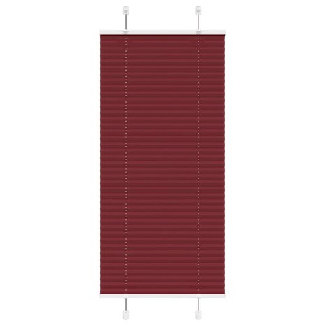 Pliss&eacute; rolgordijn 55x150 cm stofbreedte 55 cm bordeauxrood 1
