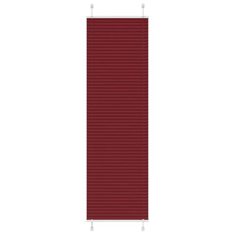 Pliss&eacute; rolgordijn 55x200 cm stofbreedte 55 cm bordeauxrood 1