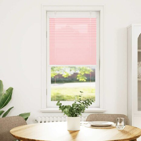 Pliss&eacute; rolgordijn 65x150 cm stofbreedte 65 cm polyester roze 2