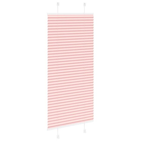 Pliss&eacute; rolgordijn 65x150 cm stofbreedte 65 cm polyester roze 4