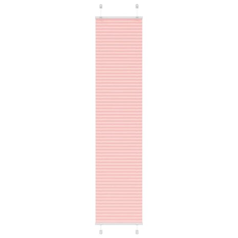 Pliss&eacute; rolgordijn 40x200 cm stofbreedte 39,4 cm polyester roze 1