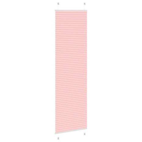 Pliss&eacute; rolgordijn 55x200 cm stofbreedte 55 cm polyester roze 4