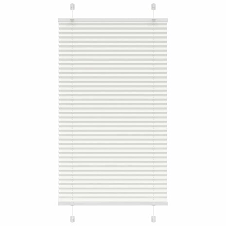 Pliss&eacute; rolgordijn 70x100 cm stofbreedte 69,4 cm polyester wit 1