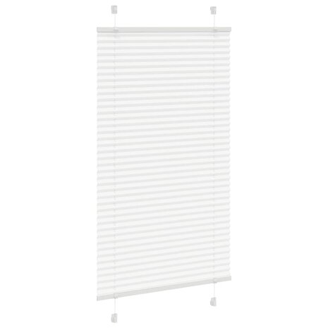 Pliss&eacute; rolgordijn 70x100 cm stofbreedte 69,4 cm polyester wit 3