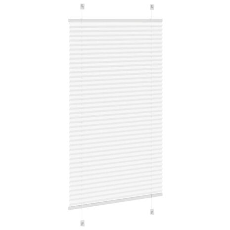 Pliss&eacute; rolgordijn 70x100 cm stofbreedte 69,4 cm polyester wit 4