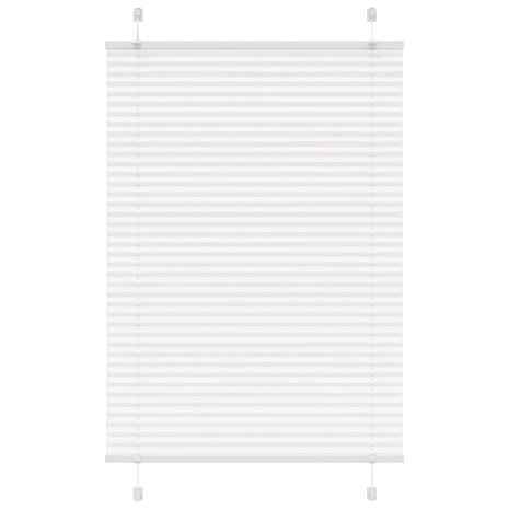 Pliss&eacute; rolgordijn 85x100 cm stofbreedte 85 cm polyester wit 1