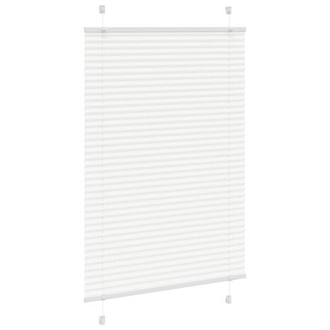 Pliss&eacute; rolgordijn 85x100 cm stofbreedte 85 cm polyester wit 3