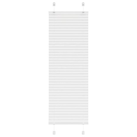 Pliss&eacute; rolgordijn 40x150 cm stofbreedte 39,4 cm polyester wit 1