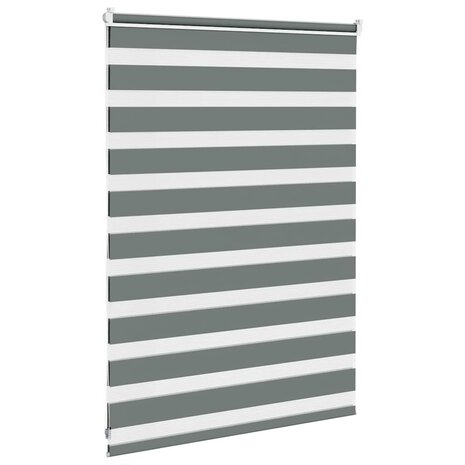 Duo Rolgordijn 100x100 cm stofbreedte 95 cm donkergrijs 4