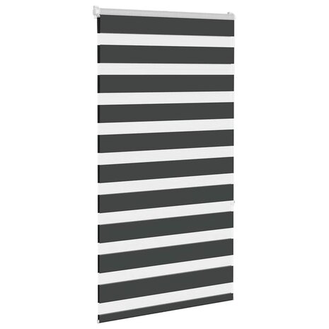 Duo Rolgordijn 75x150 cm stofbreedte 70 cm zwart 3
