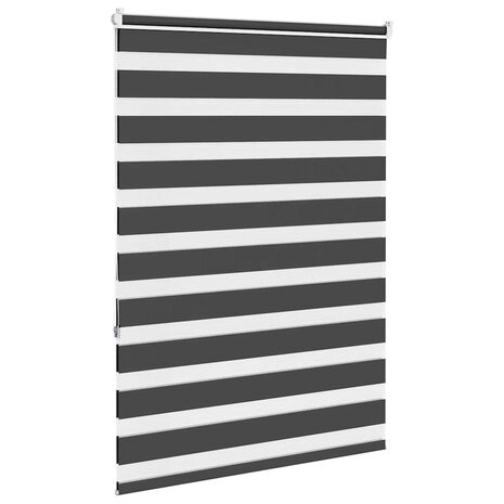 Duo Rolgordijn 100x150 cm stofbreedte 95 cm zwart 4
