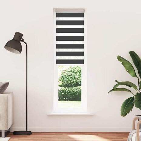 Duo Rolgordijn 65x230 cm stofbreedte 60 cm zwart 2
