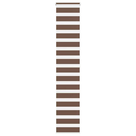 Duo Rolgordijn 50x200 cm stofbreedte 45cm polyester bruin 1