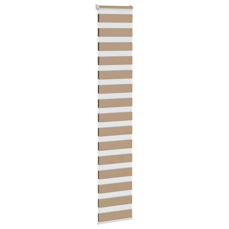 Duo Rolgordijn 40x200 cm stofbreedte 35 cm polyester zandbruin 3