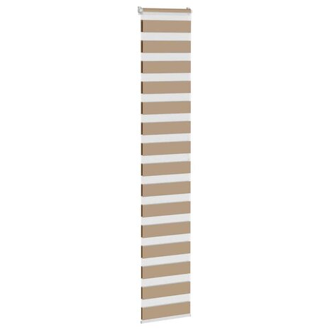 Duo Rolgordijn 45x200 cm stofbreedte 40 cm polyester zandbruin 3